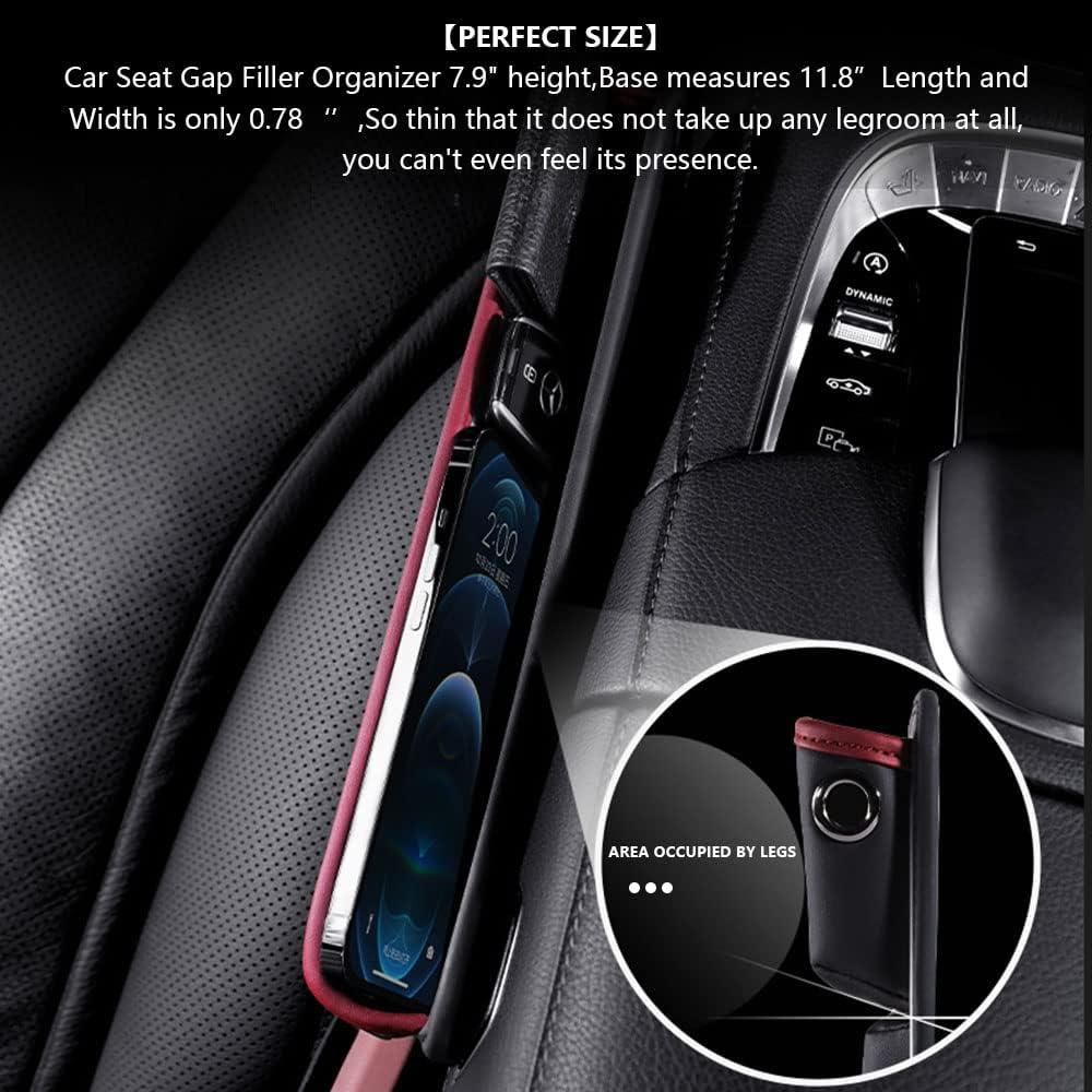Organizador de Espacio entre Asientos de Coche LEIWOOR Negro
