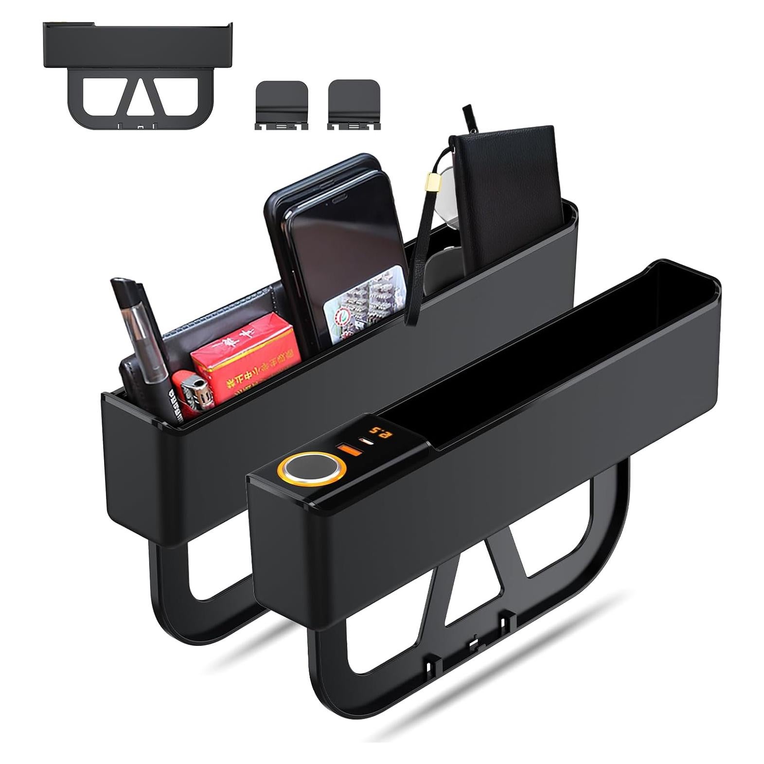 Organizador de Asiento de Coche Howdcheng 4 en 1 con Carga Rápida