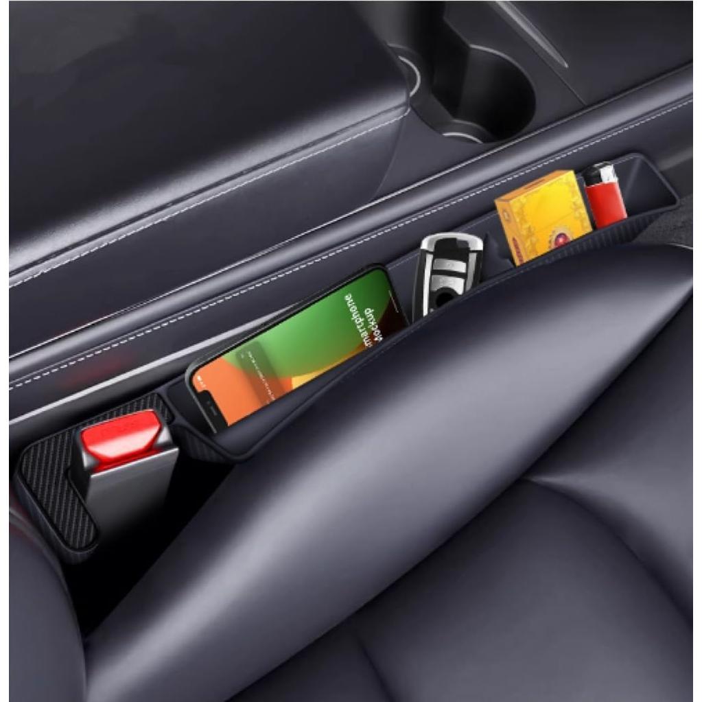 Organizador Relleno Espacio Entre Asientos Auto Sufeasdf Negro