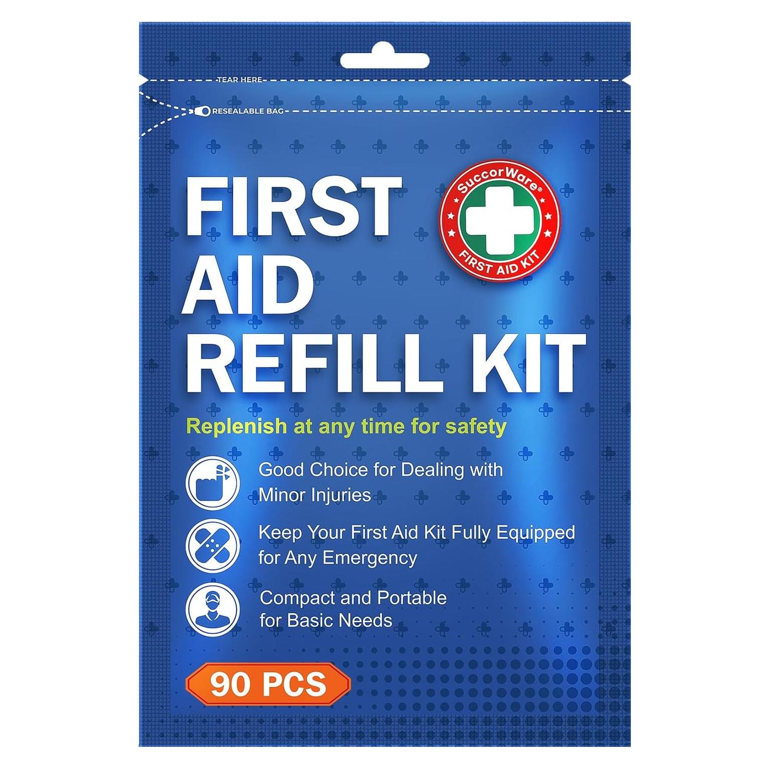 Kit de Primeros Auxilios SuccorWare 90 Piezas Portátil