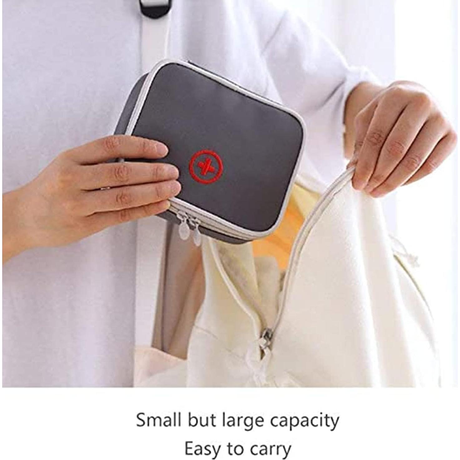 Bolsa de Primeros Auxilios Mini Lingcat Gris Vacía 13x10 cm