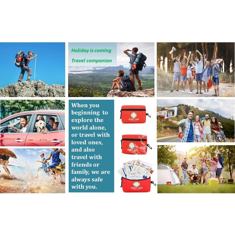 Bolsa Vacía de Primeros Auxilios Shunyuan 12.7x4.45cm Impermeable