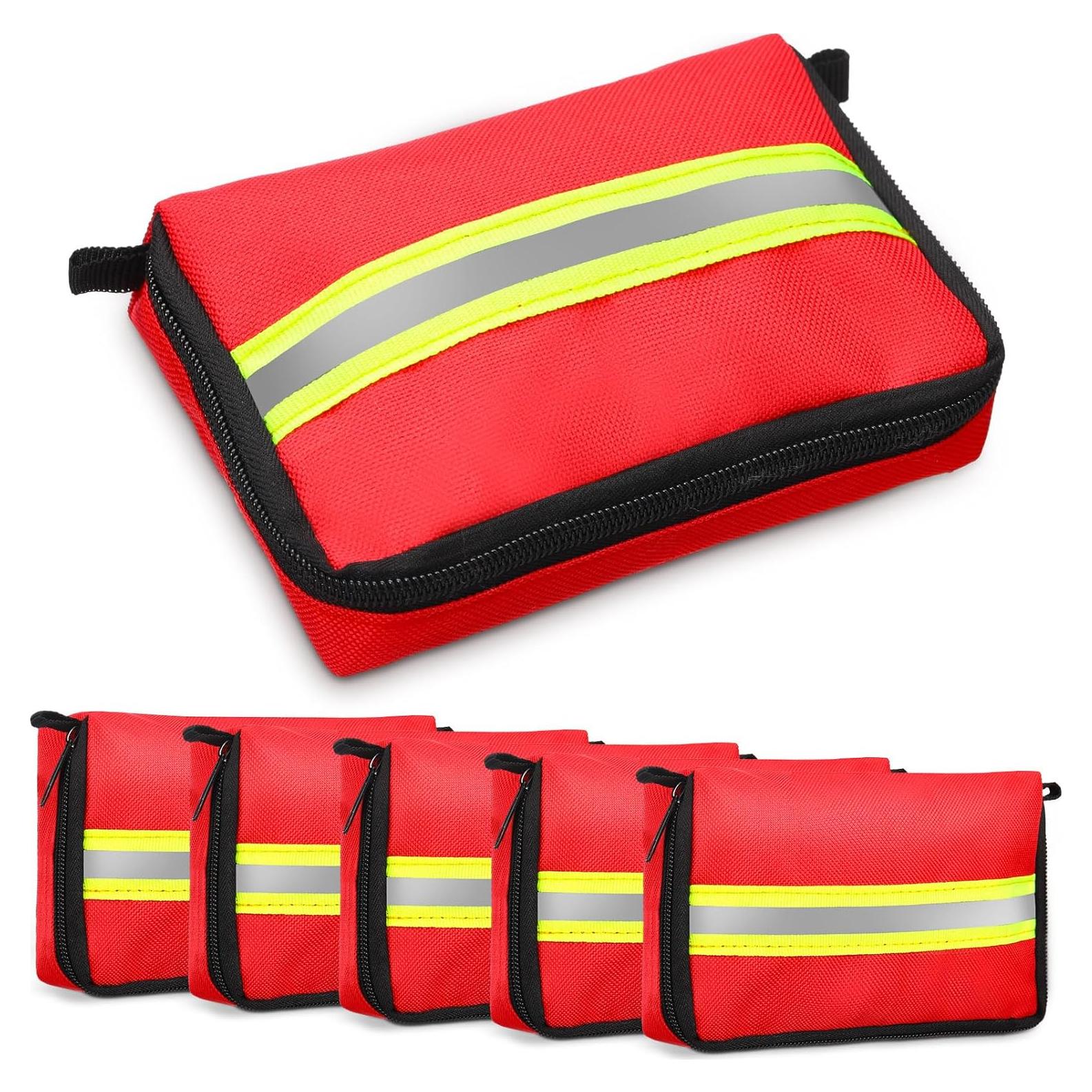 Kit de Primeros Auxilios 6 Pcs Threlaco Rojo 15x10 cm