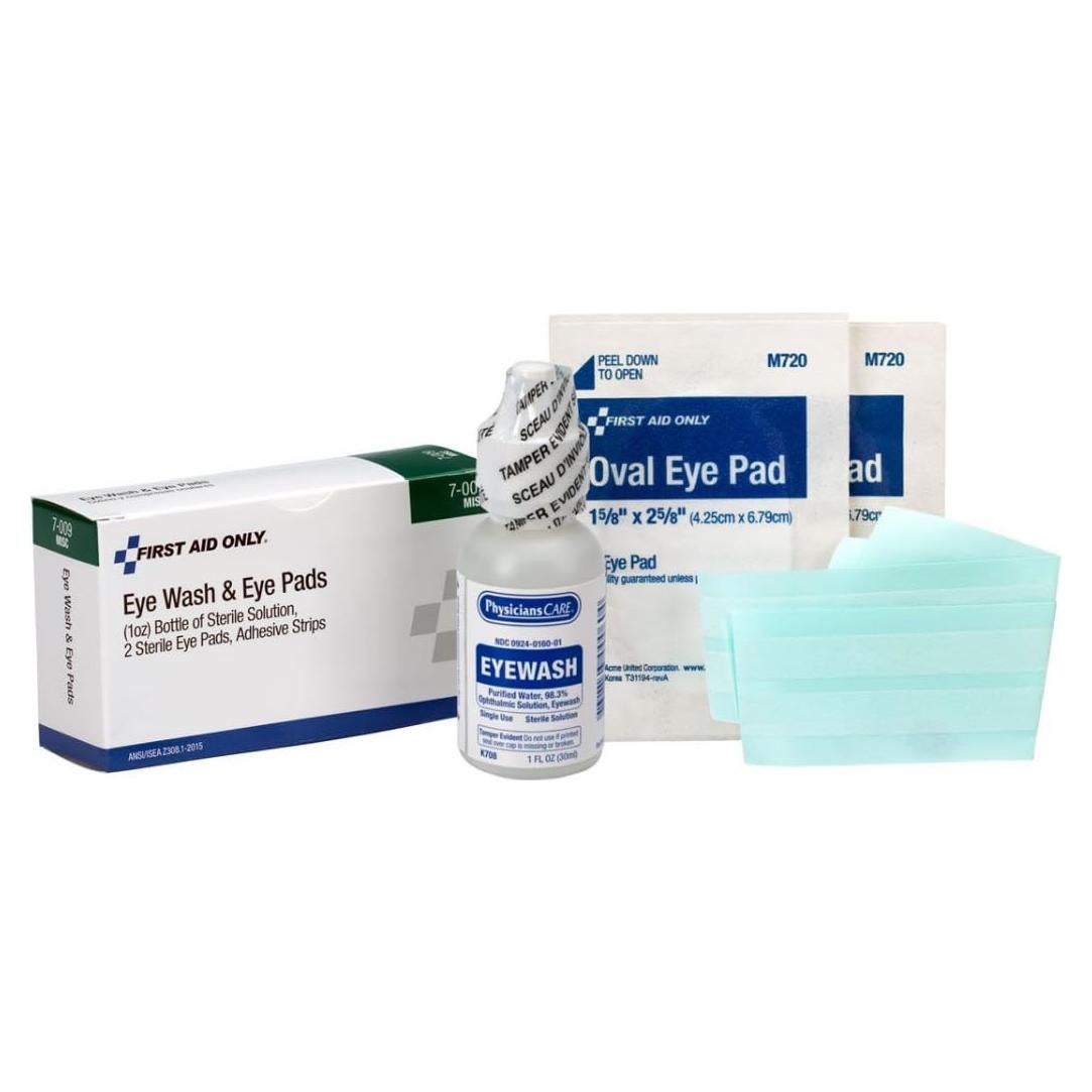 Kit de Lavado Ocular de Emergencia PhysiciansCare 5 Piezas