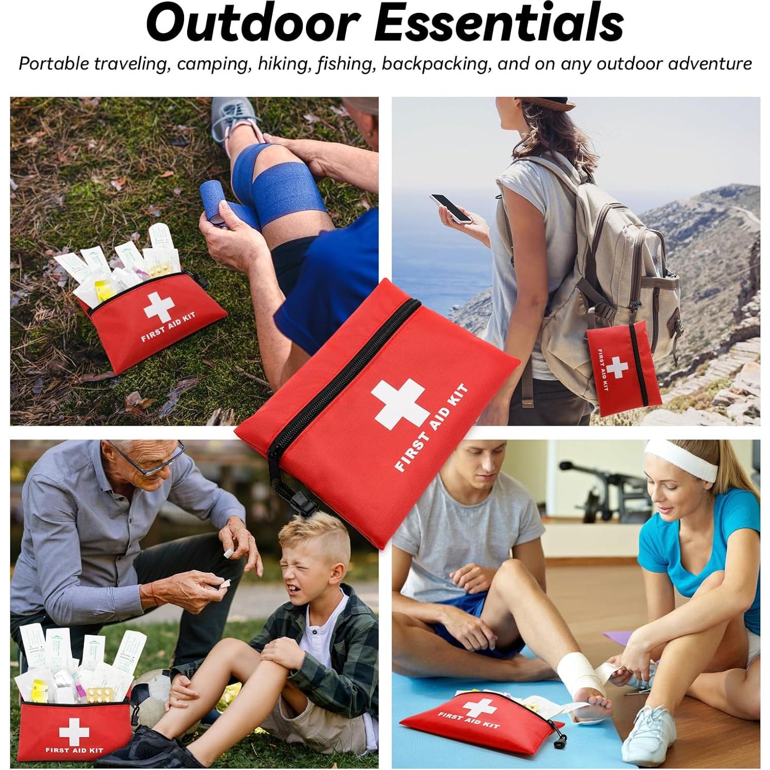 Bolsa de Primeros Auxilios Vacía Faylapa 20x14 cm 6 Pcs