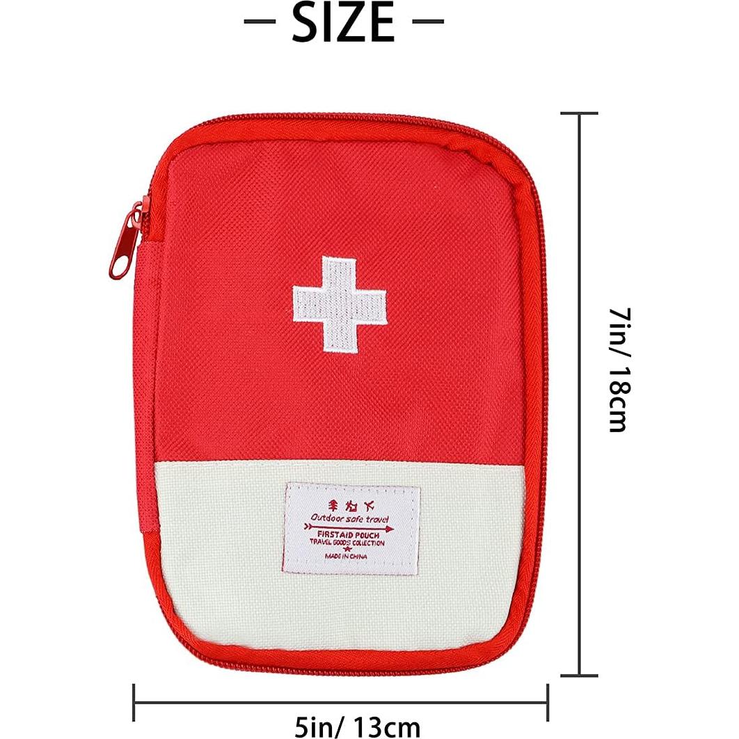 Paquete de 4 Bolsas de Primeros Auxilios LEEPHONE 18x13 cm