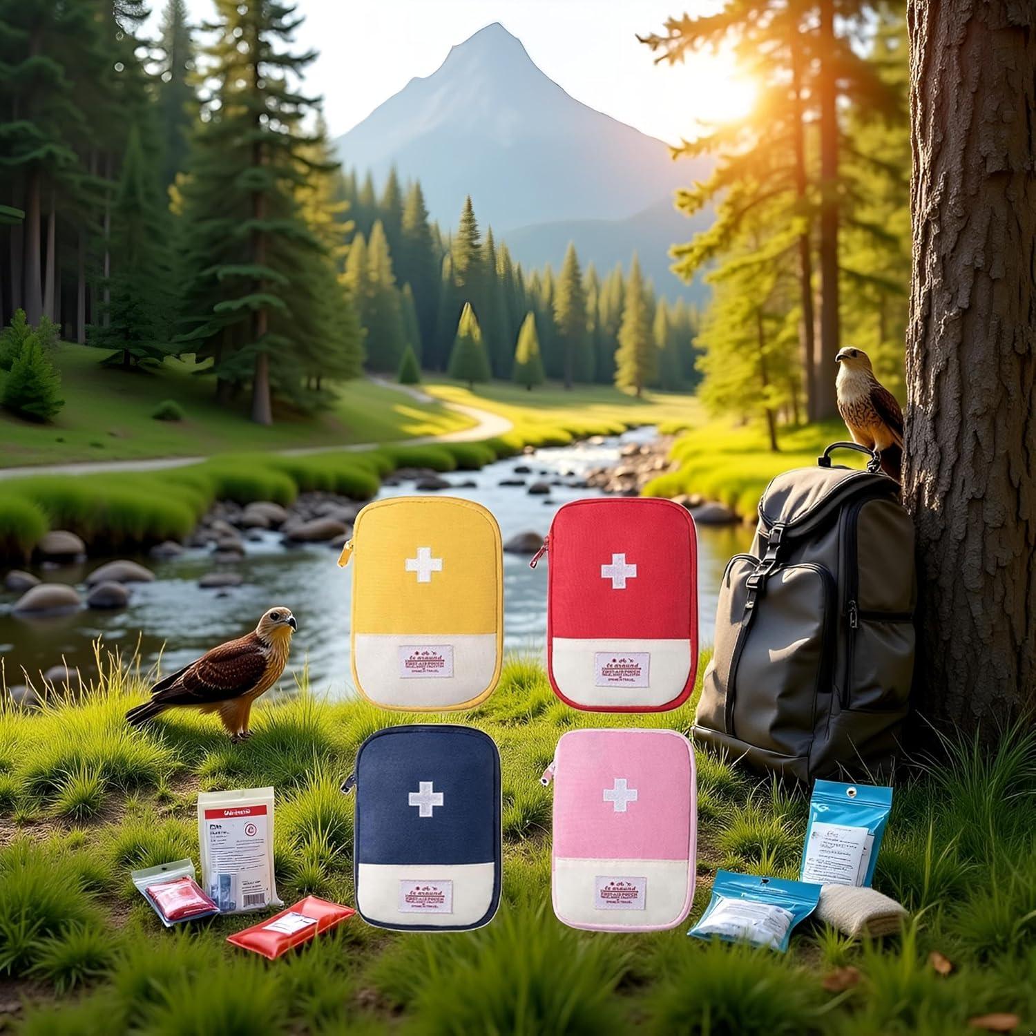 Set de 4 Bolsas de Primeros Auxilios Portátiles Jizlan