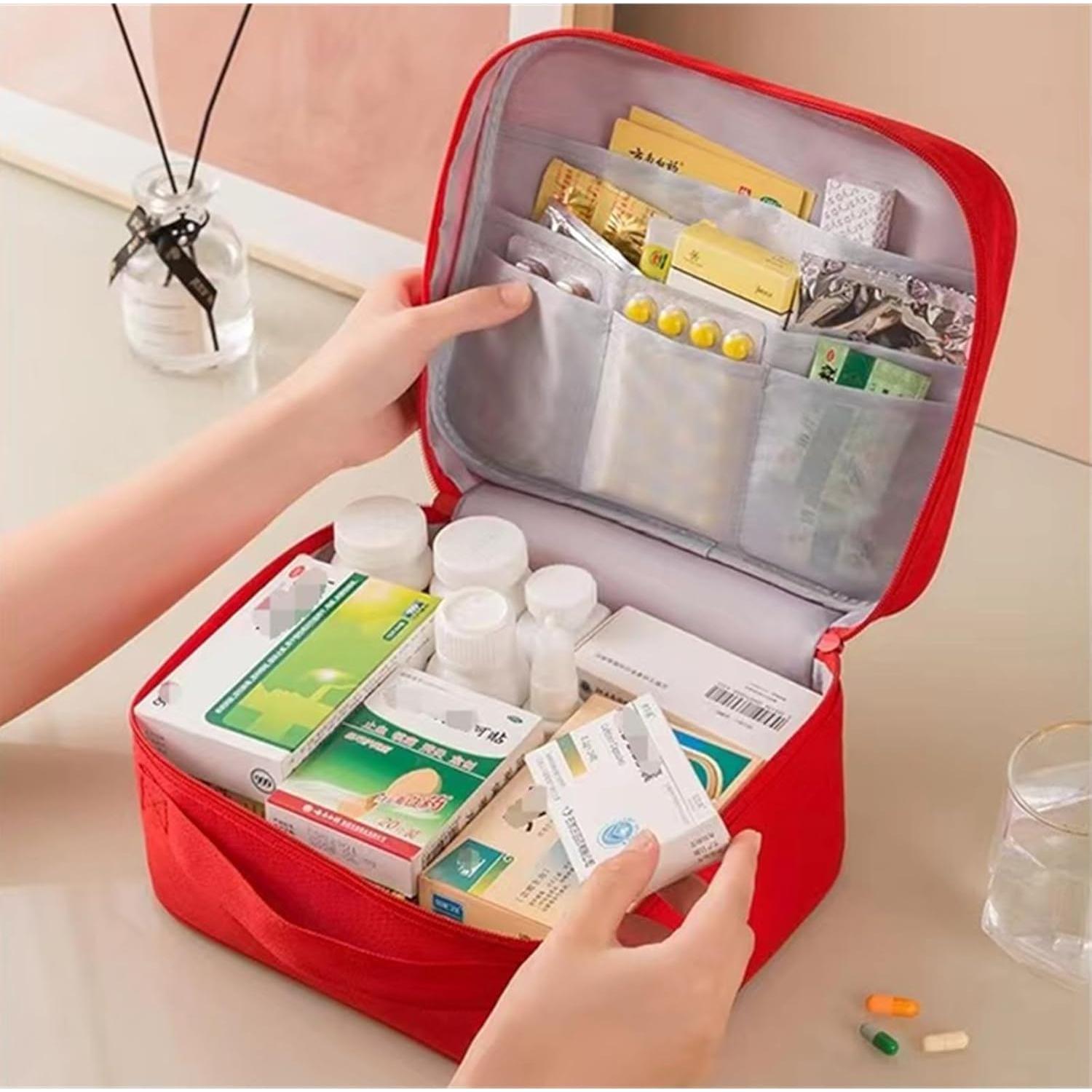 Bolsa de Primeros Auxilios Vacía Jipemtra Rosa 26x12x21 cm