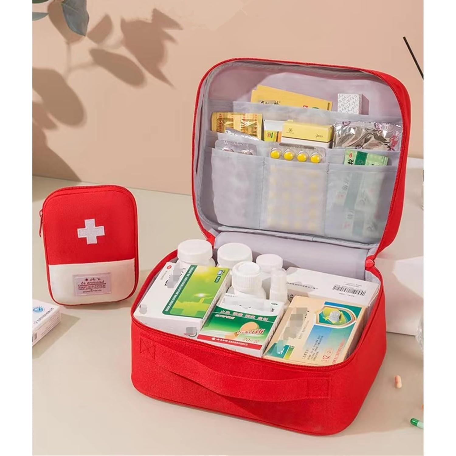 Bolsa de Primeros Auxilios Vacía Jipemtra Rosa 26x12x21 cm