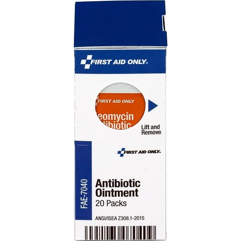 Paquete de Ungüento Antibiótico First Aid Only FAE-7040 - 20 Unidades