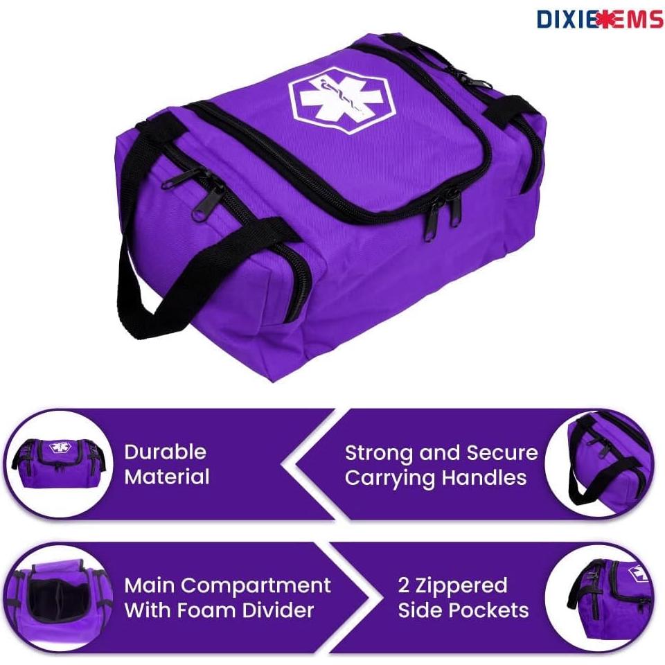 Bolsa Vacía para Primeros Respondedores Dixie EMS Púrpura