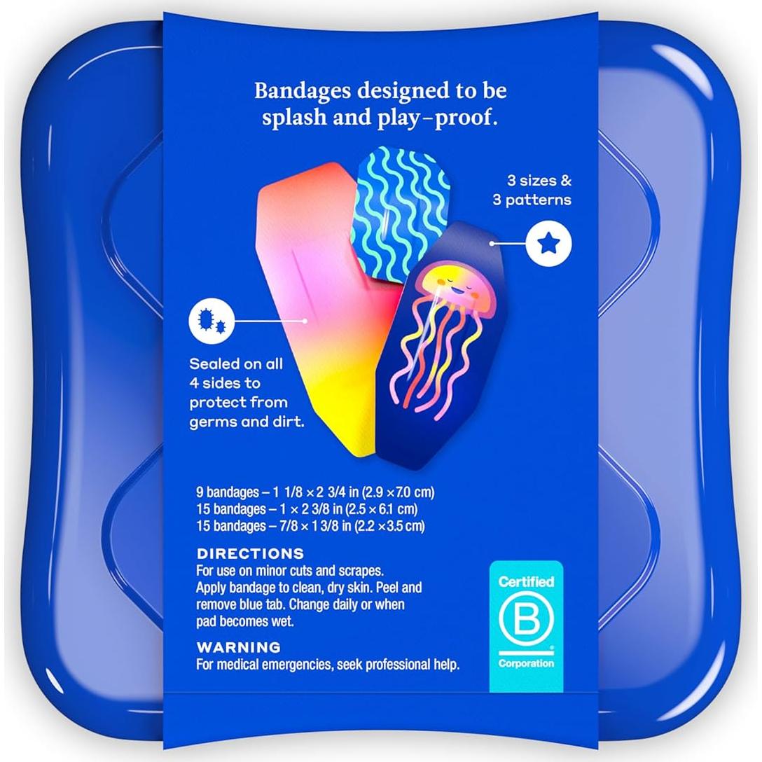 Tiritas Welly Impermeables 39 Piezas - Diseño Colorido