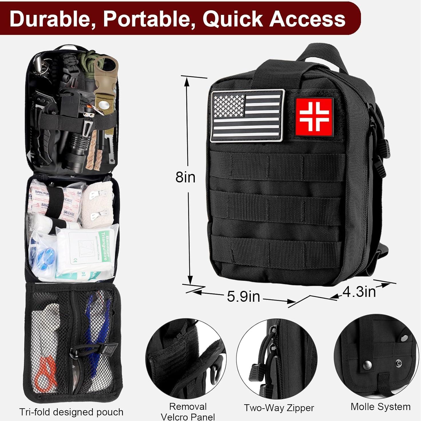 Kit de Supervivencia 118-en-1 MLIPDC - Emergencias y Primeros Auxilios