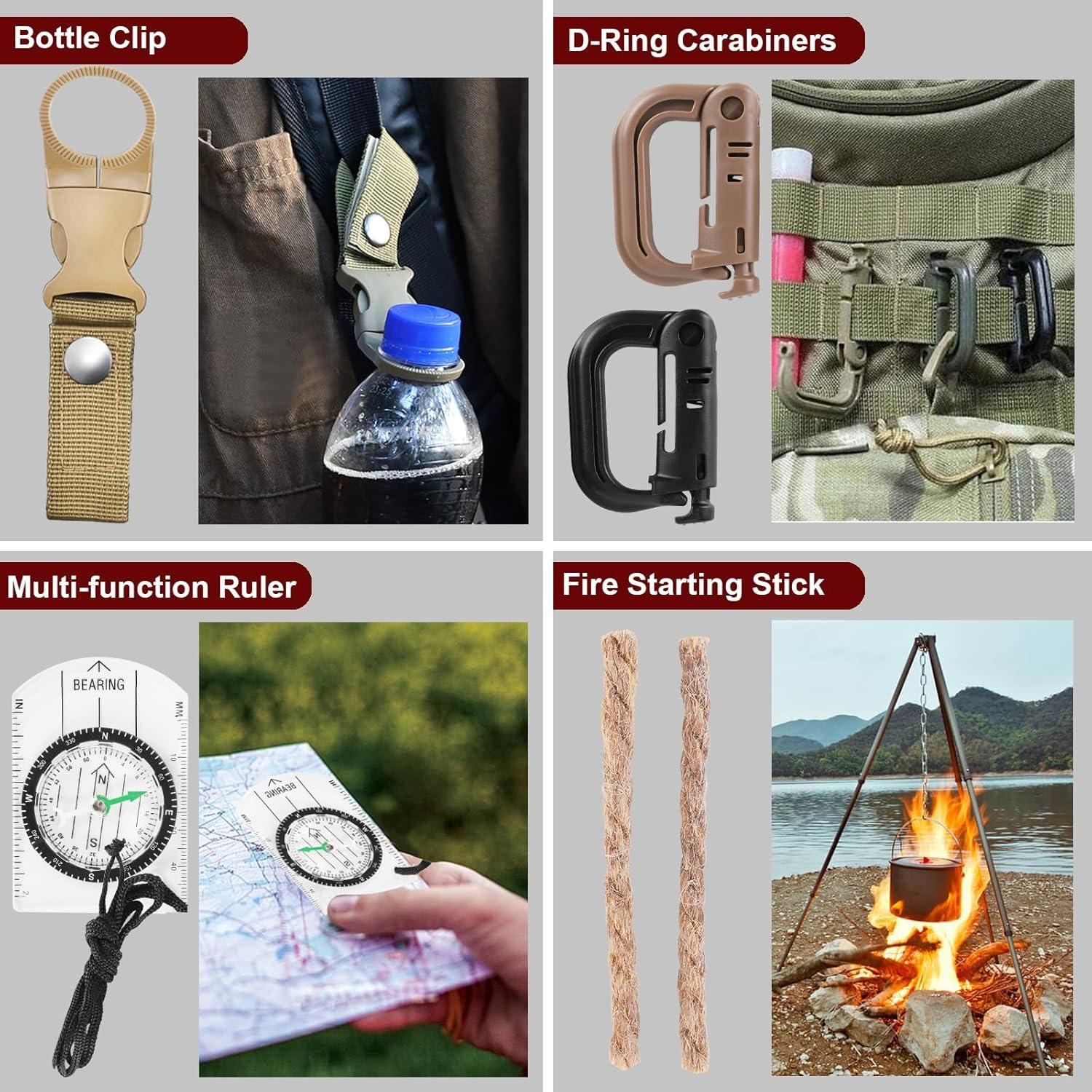 Kit de Supervivencia 118-en-1 MLIPDC - Emergencias y Primeros Auxilios