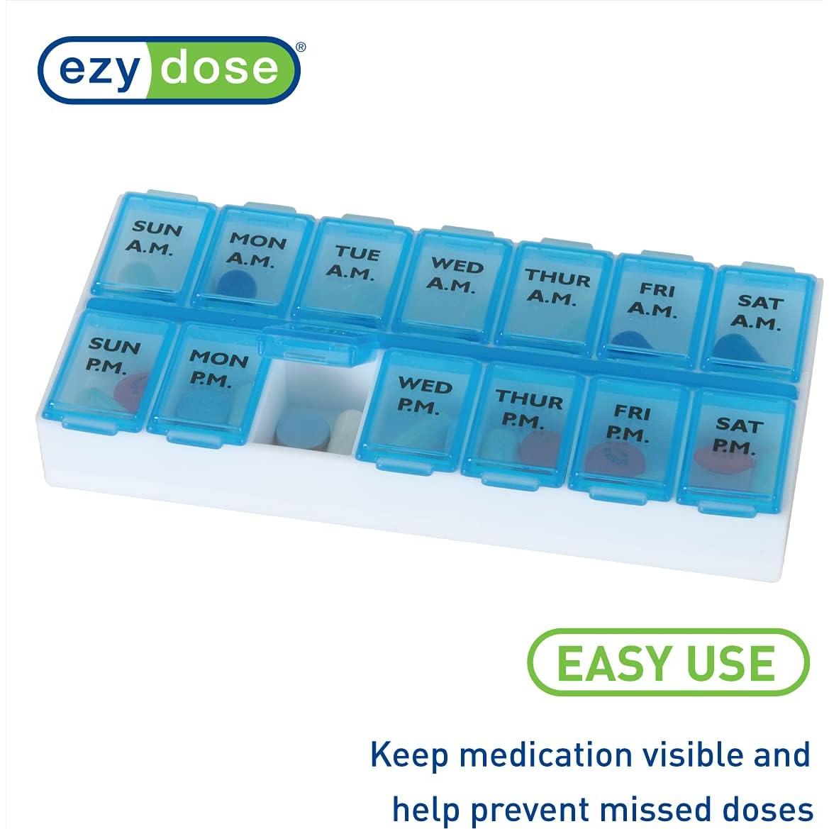 Planificador de Pastillas Semanal Ezy Dose AM/PM 7 Días