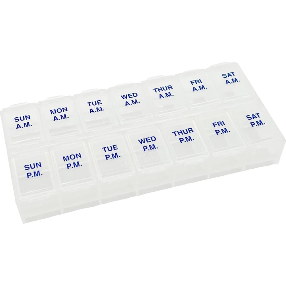 Planificador de Pastillas Semanal Ezy Dose AM/PM 7 Días