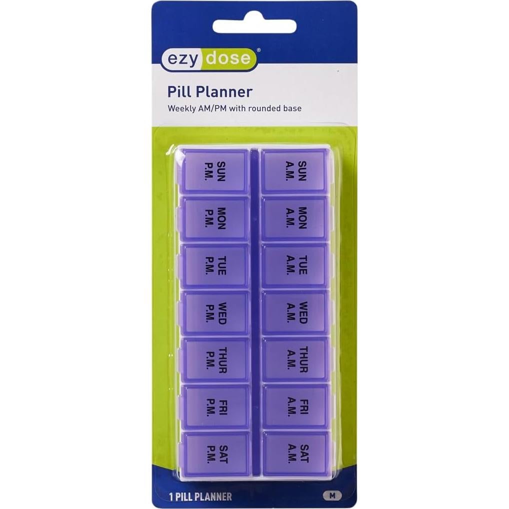 Planificador de Pastillas Semanal Ezy Dose AM/PM 7 Días