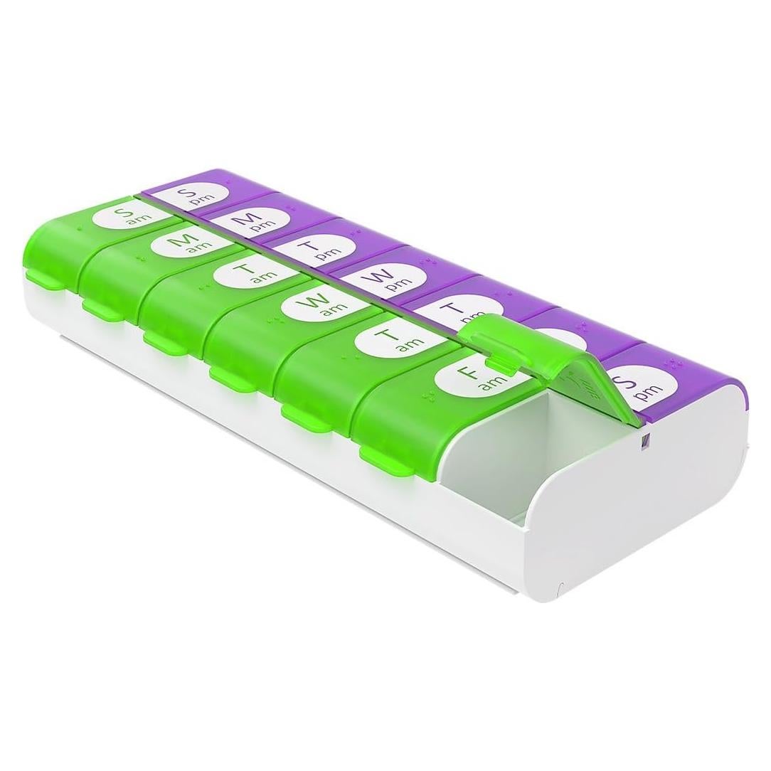 Organizador Semanal de Pastillas Ezy Dose AM/PM 7 Días