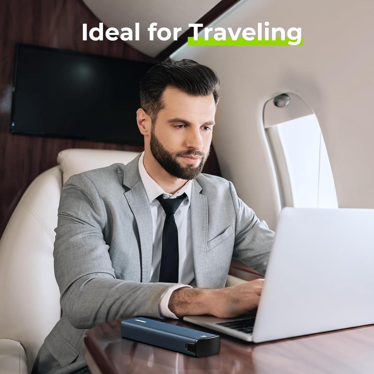 Organizador Semanal de Pastillas AUVON de Aluminio Azul