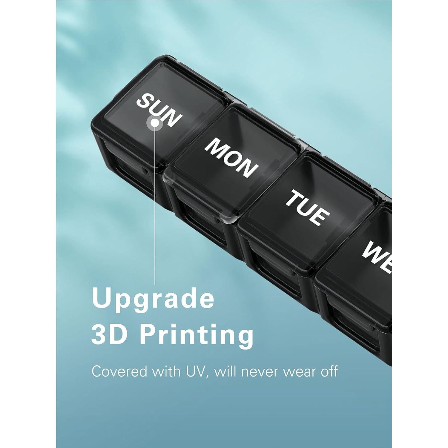 Organizador de Pastillas Semanal Sukuos Extra Grande 7 Días