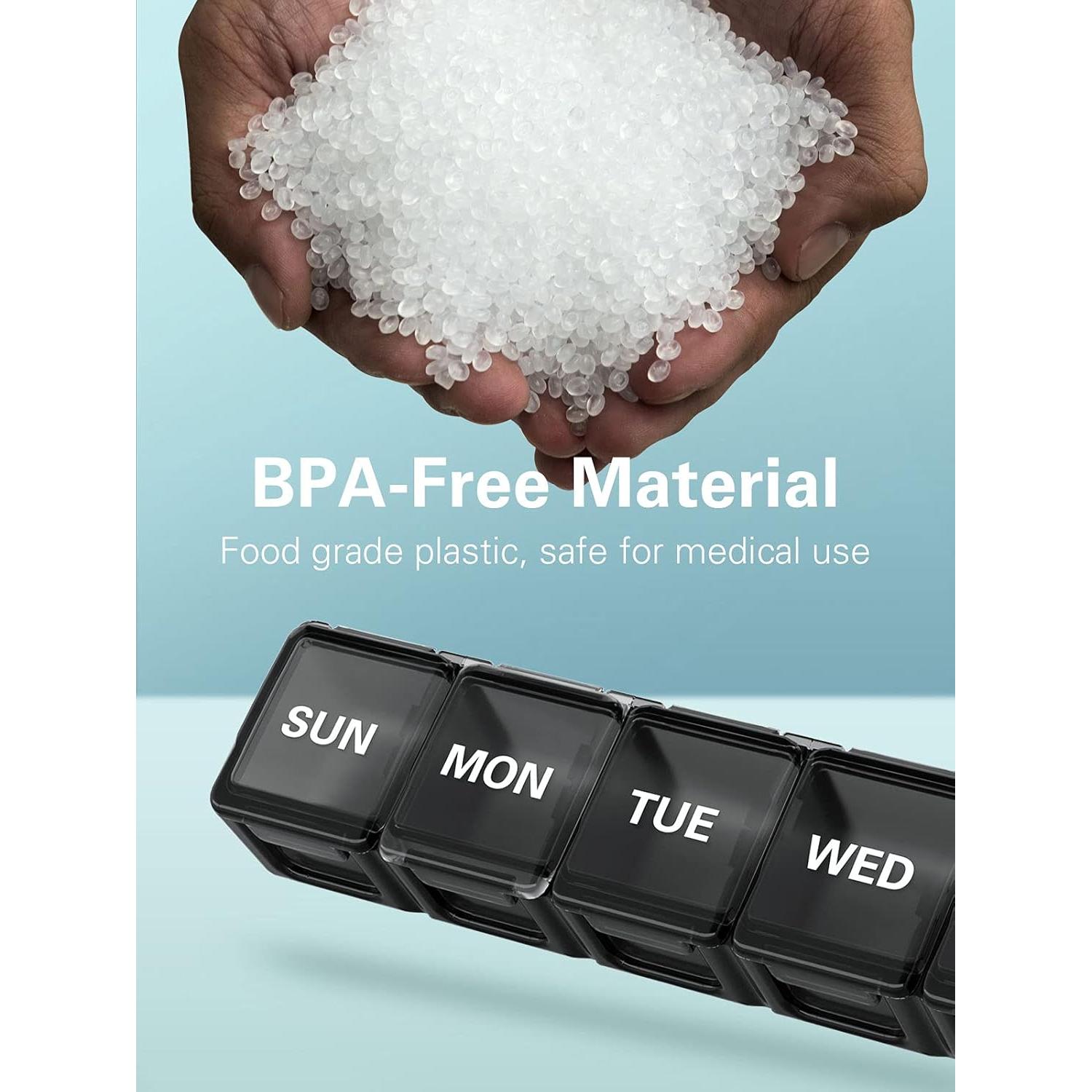 Organizador de Pastillas Semanal Sukuos Extra Grande 7 Días