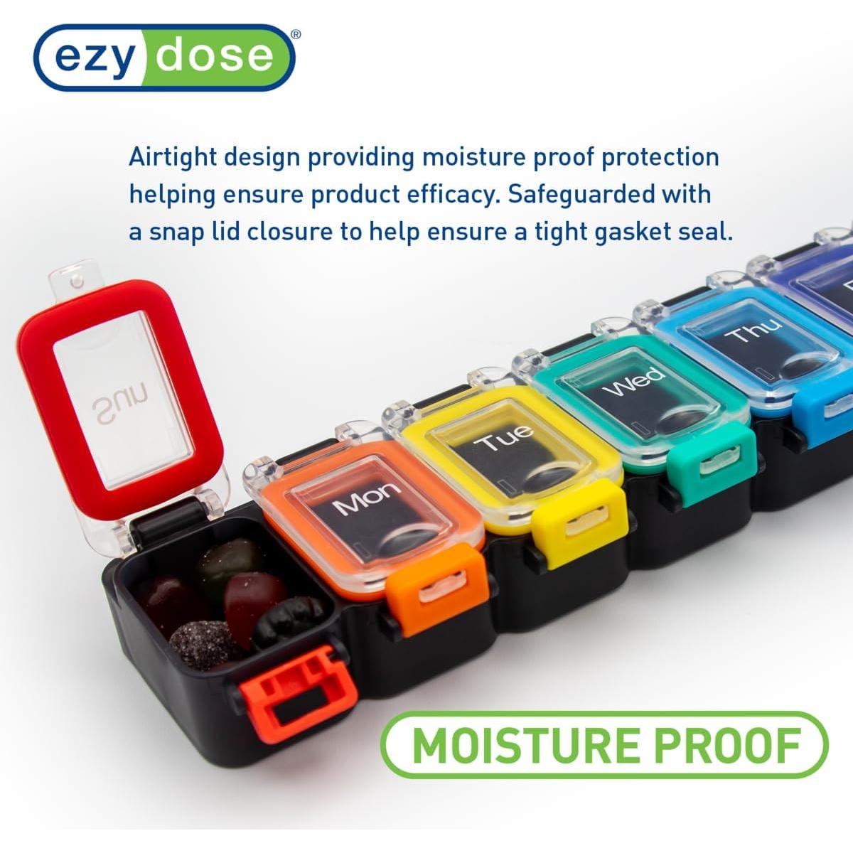 Caja de Pastillas Semanal EZY DOSE a Prueba de Agua 7 Días