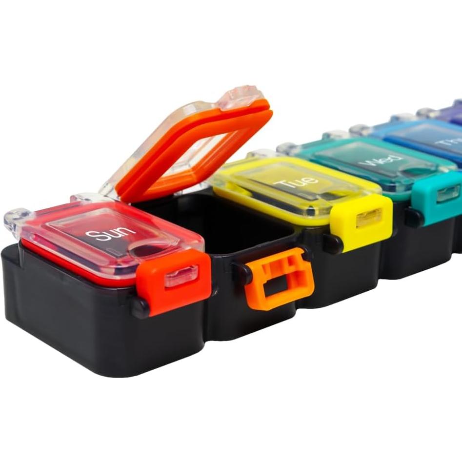 Caja de Pastillas Semanal EZY DOSE a Prueba de Agua 7 Días