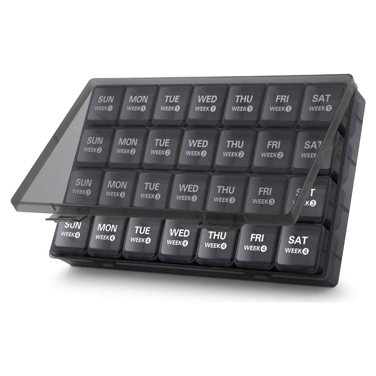 Organizador de Pastillas Mensual TookMag 28 Días - Caja de Medicamentos