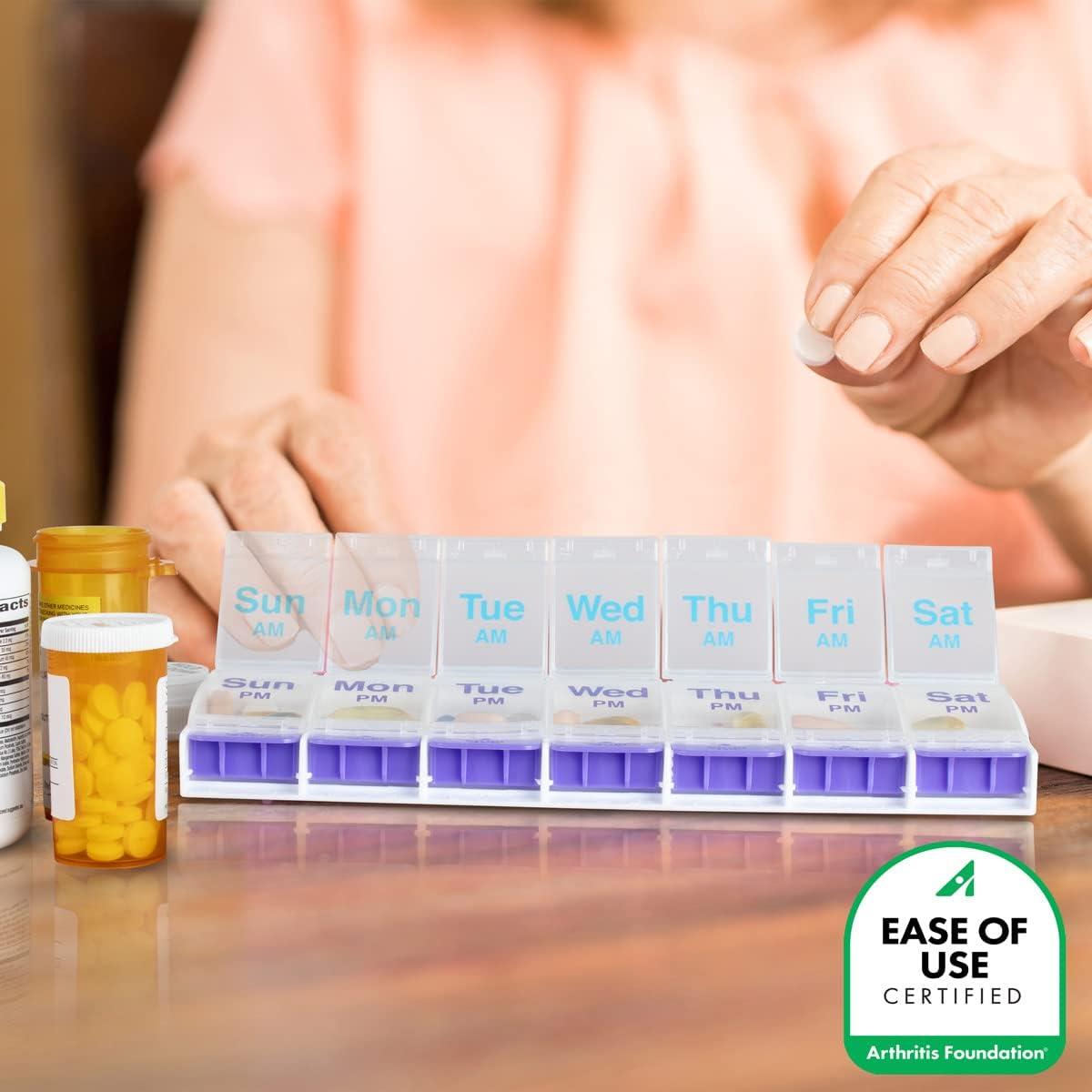 Planificador de Pastillas Semanal Ezy Dose XXL 7 Días