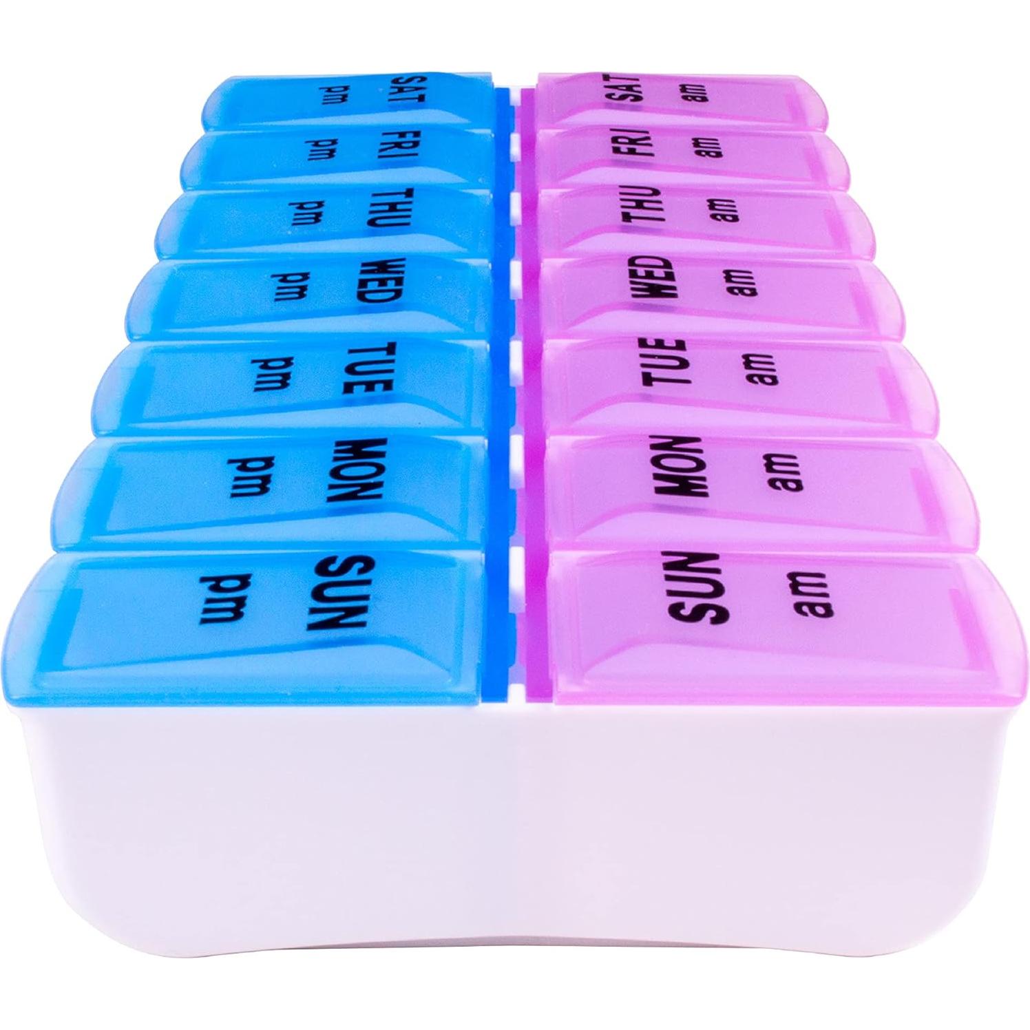 Organizador de Pastillas Carex Semanal AM/PM 7 Días