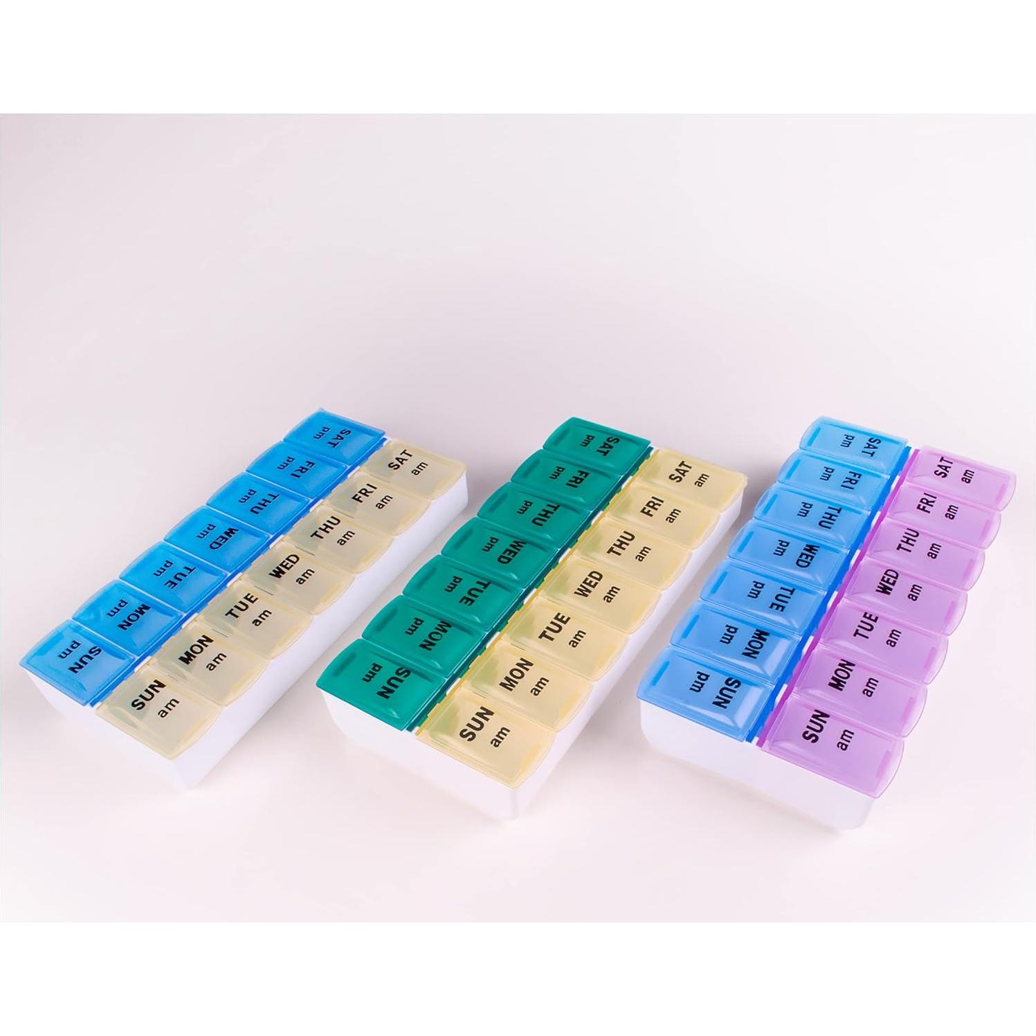 Organizador de Pastillas Carex Semanal AM/PM 7 Días