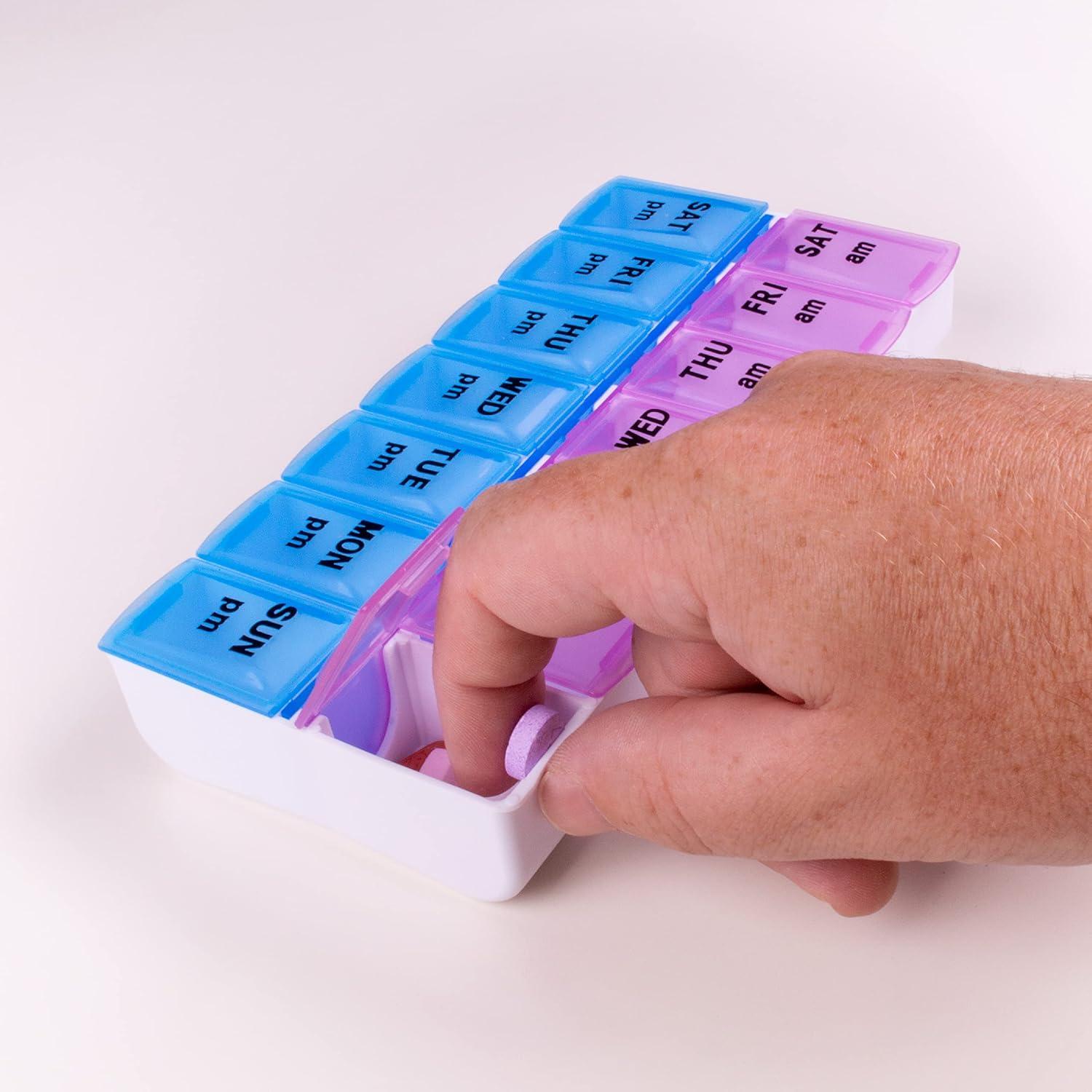 Organizador de Pastillas Carex Semanal AM/PM 7 Días