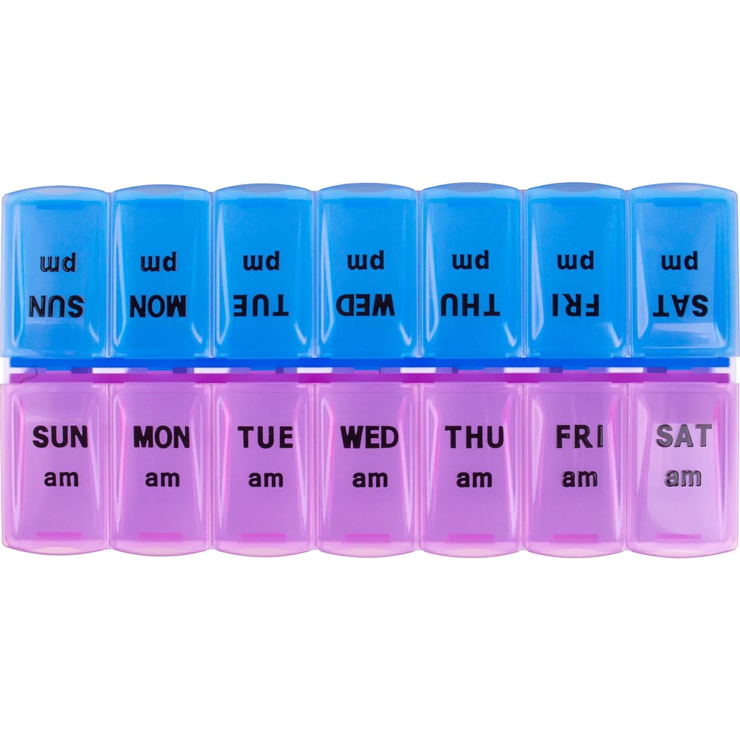 Organizador de Pastillas Carex Semanal AM/PM 7 Días