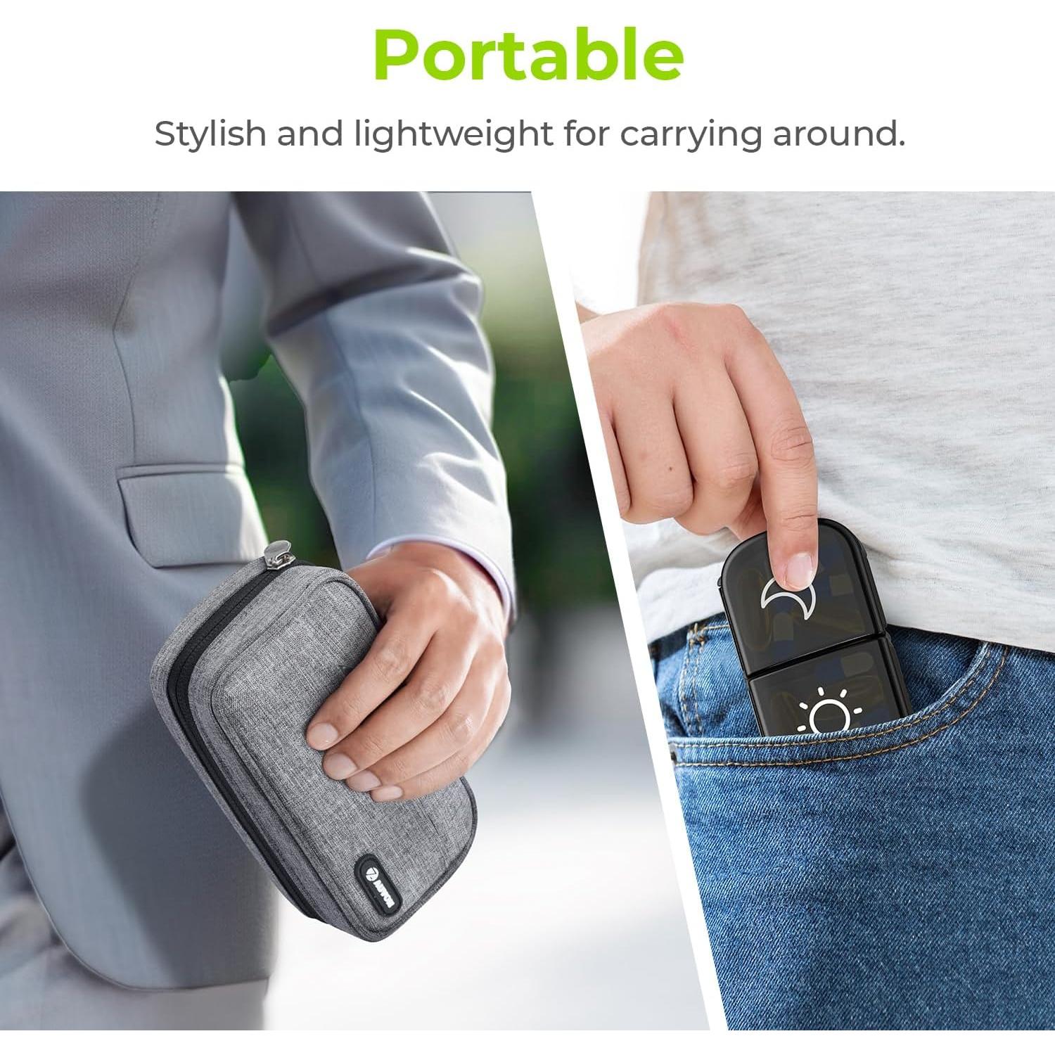 Organizador Semanal de Pastillas AUVON XL 2 Veces al Día