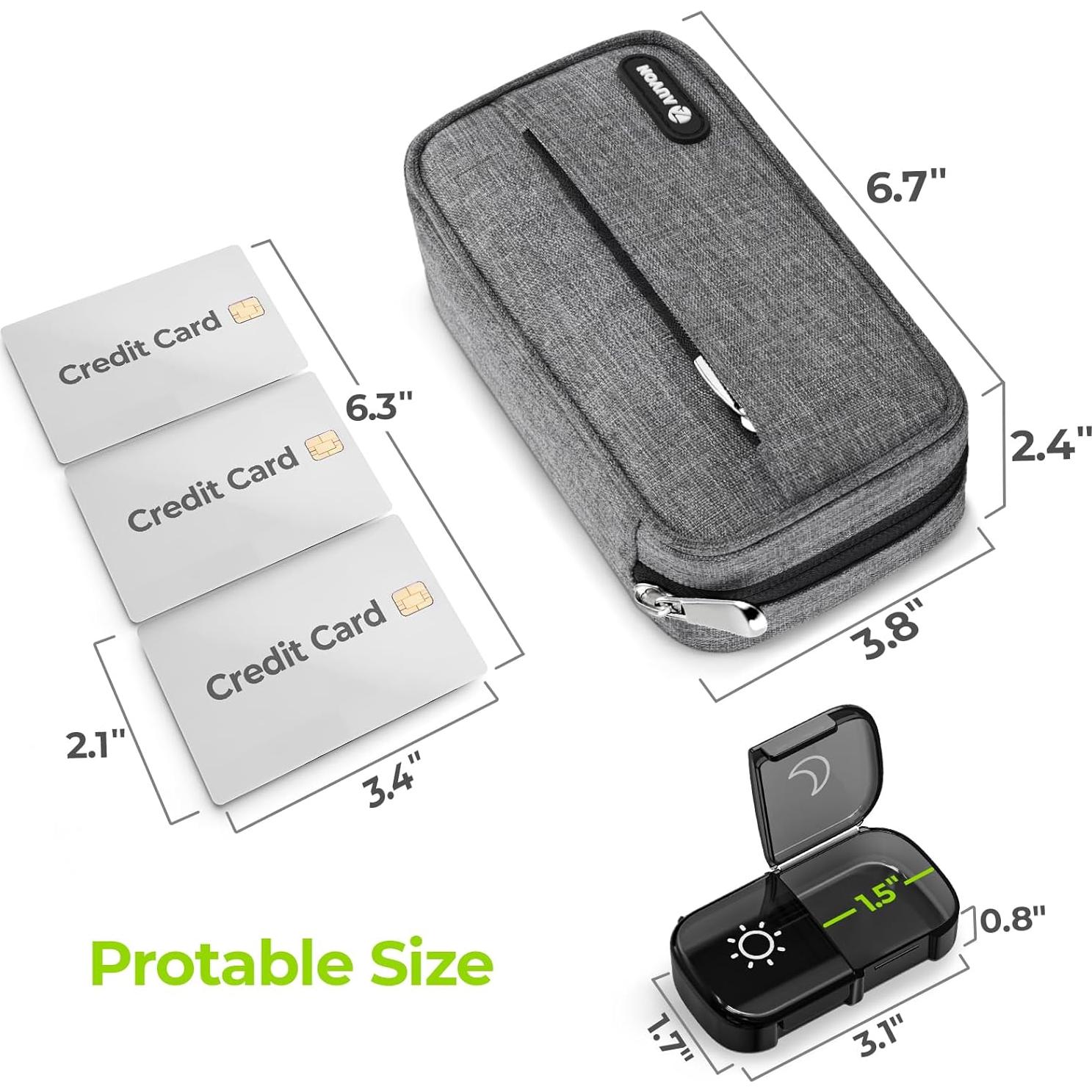 Organizador Semanal de Pastillas AUVON XL 2 Veces al Día