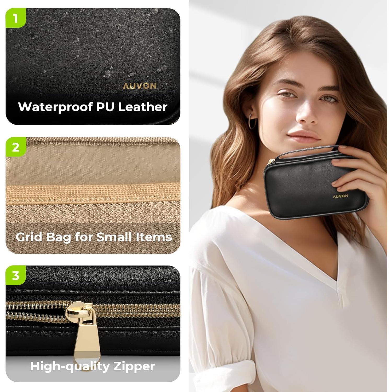 Organizador Semanal de Pastillas AUVON Negro 2 Veces al Día