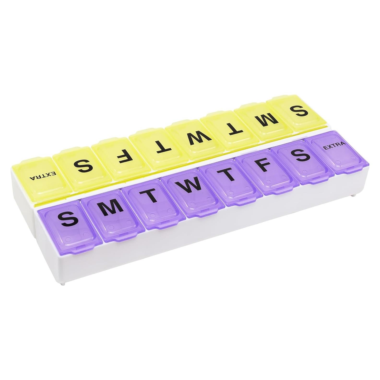 Organizador de Pastillas Semanal Ezy Dose 14 Días Desmontable