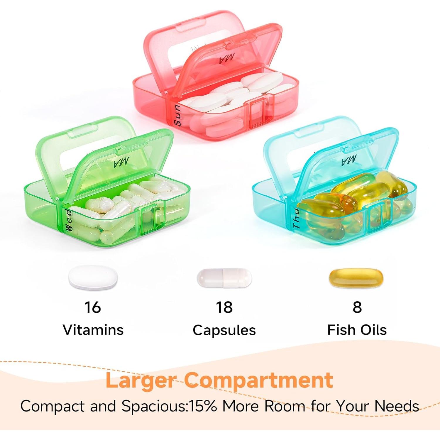 Organizador de Pastillas Zoksi AM/PM Semanal 7 Días