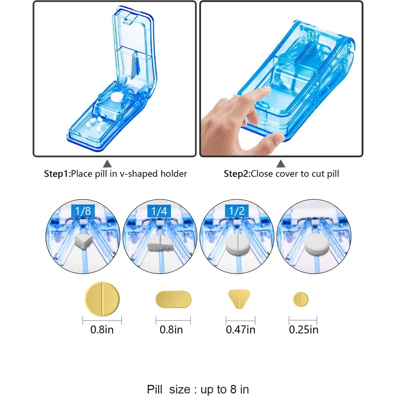Organizador de Pastillas Mensual Friwole 31 Días 2 Veces al Día