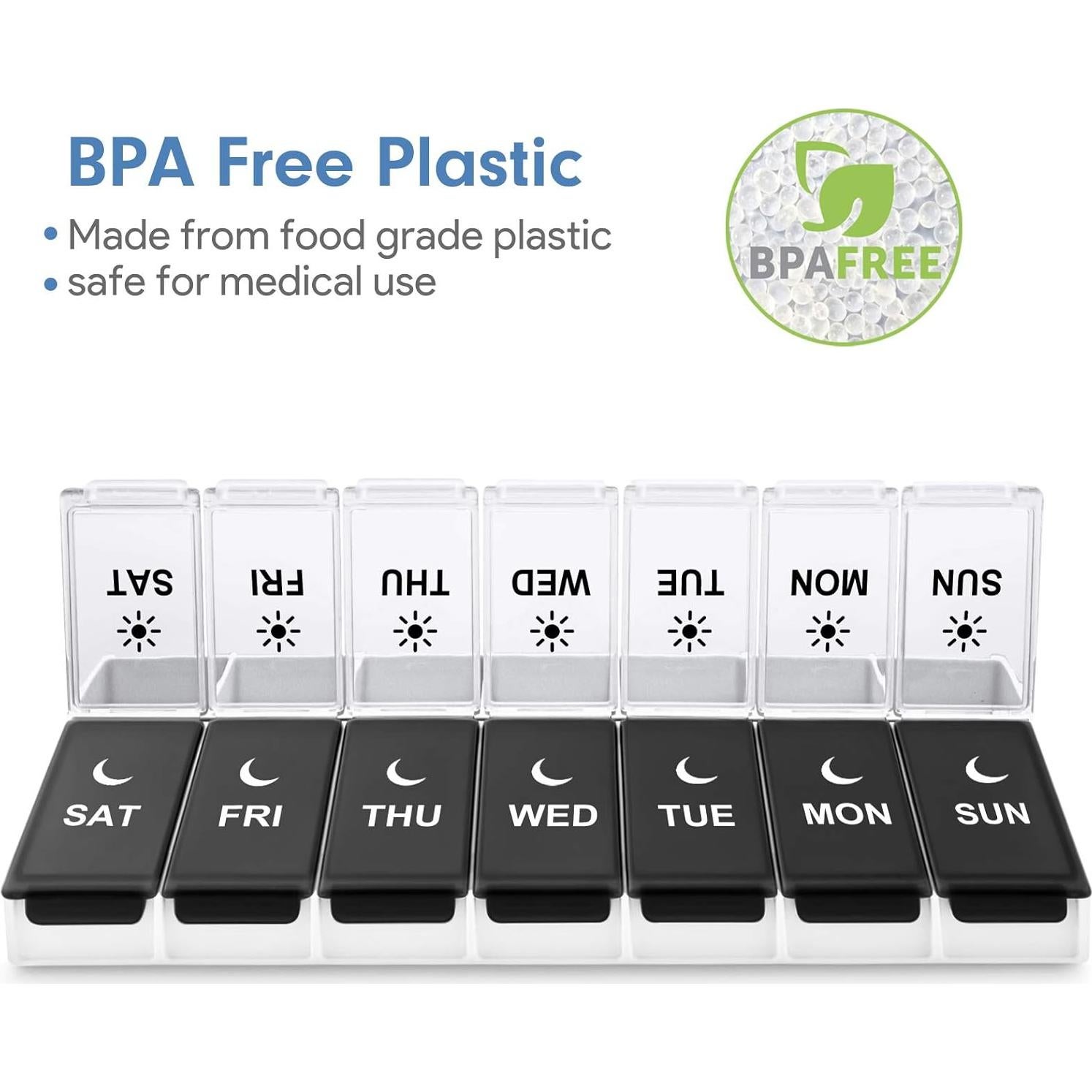 Organizador de Pastillas DANYING AM PM 14 Compartimentos