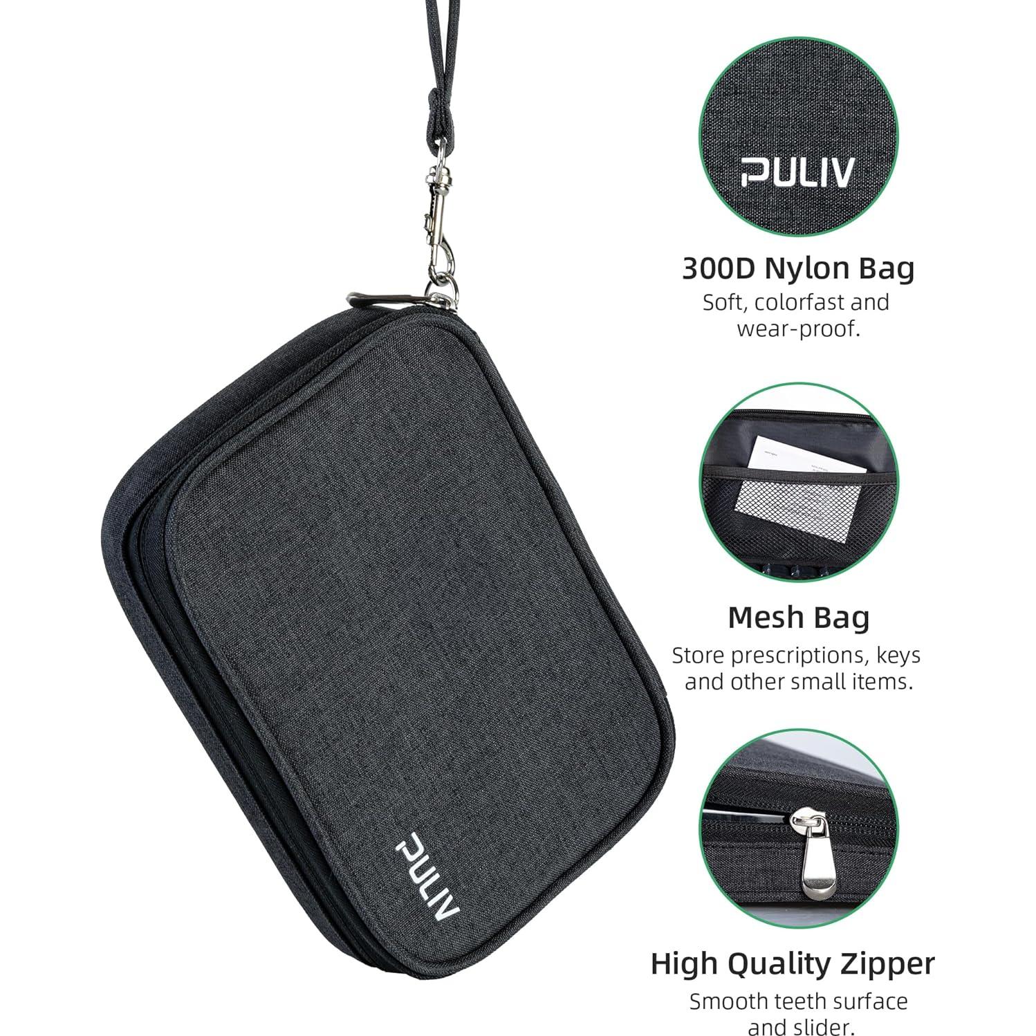 Organizador Semanal de Pastillas PULIV 4 Veces al Día con Bolsa