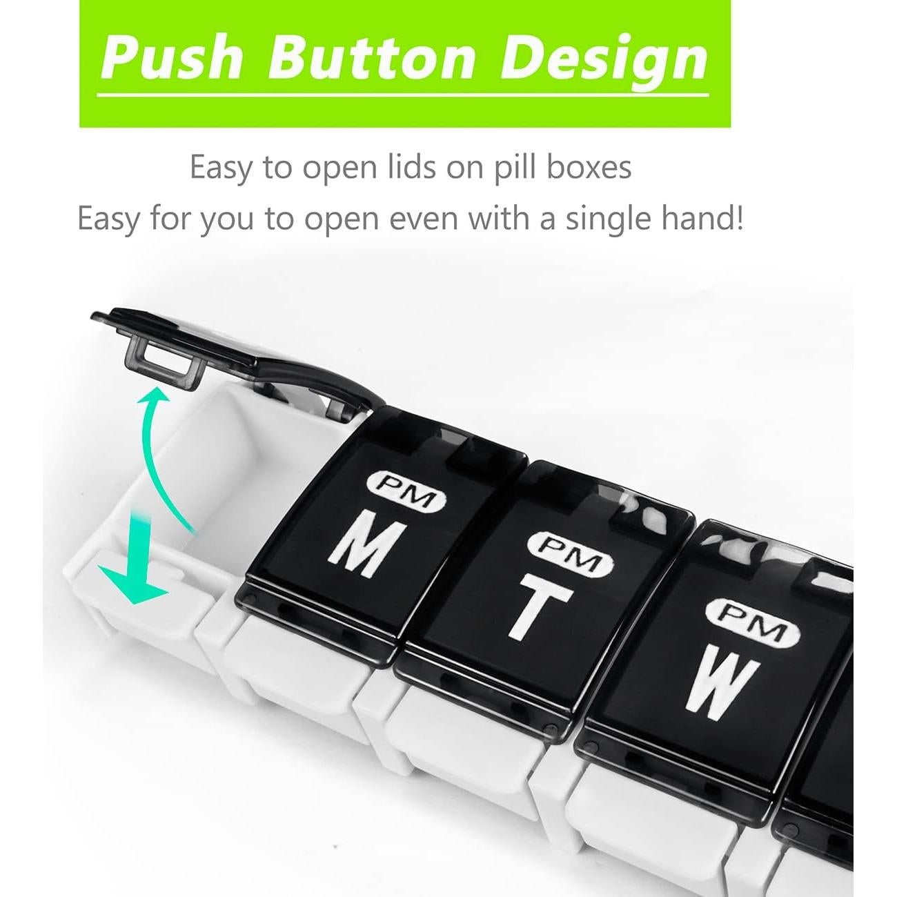 Organizador Semanal de Pastillas Remtise 7 Días 2 Veces al Día