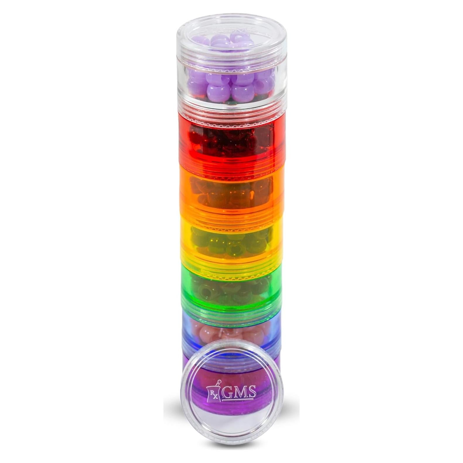 Organizador de Pastillas Semanal GMS - Caja Pequeña Arcoíris