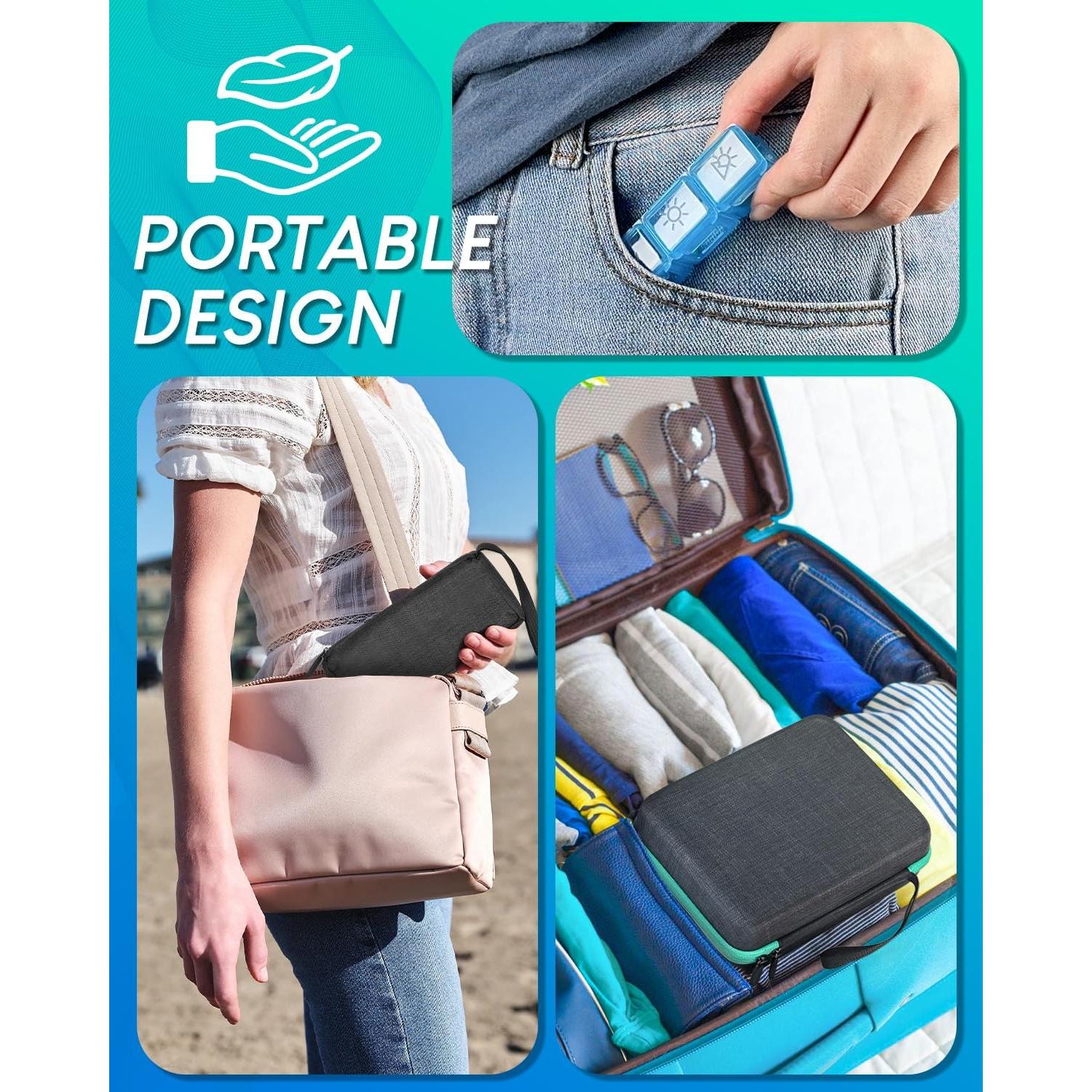 Organizador de Pastillas Mensual Yonlog 31 Días 3 Veces al Día