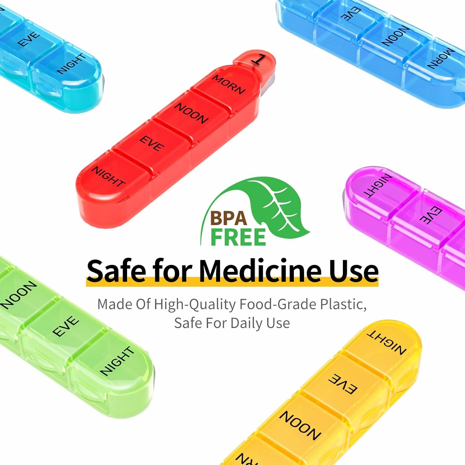 Organizador de Pastillas Mensual Daviky 4 Veces al Día 30 Días