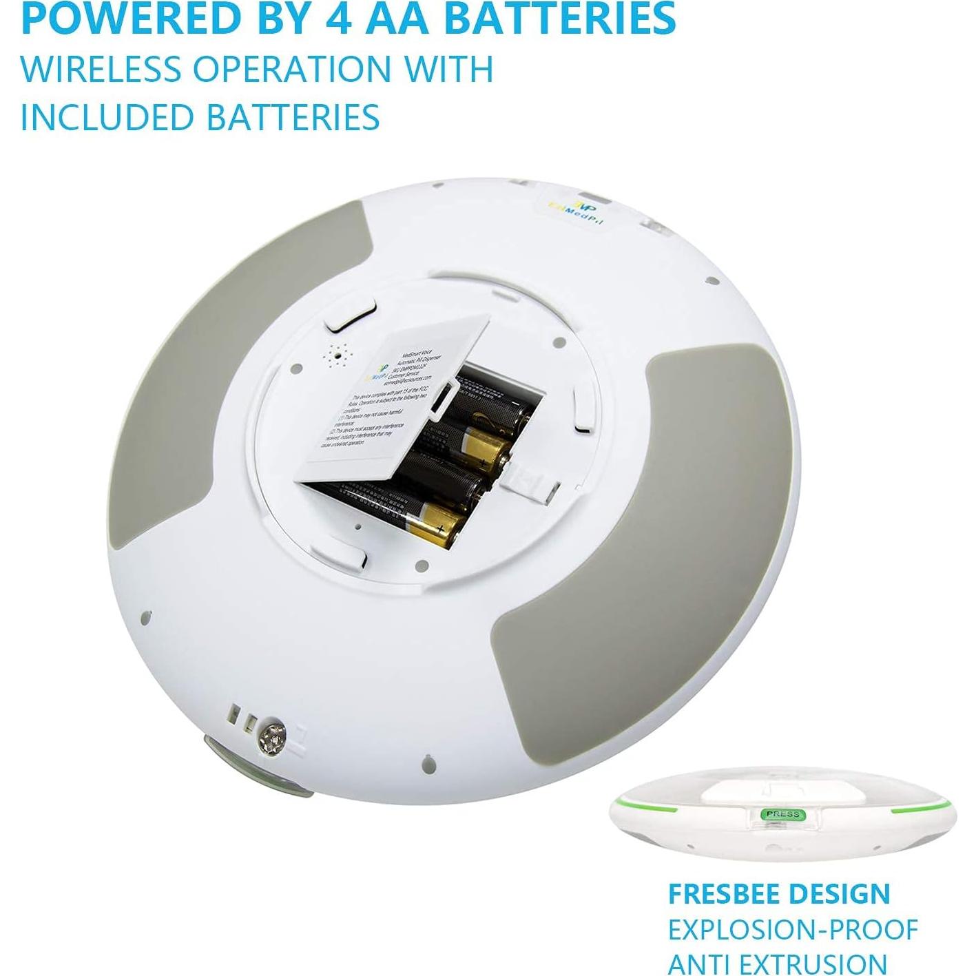 Dispensador Automático de Pastillas EZIMEDPIL con Alarma y Luz