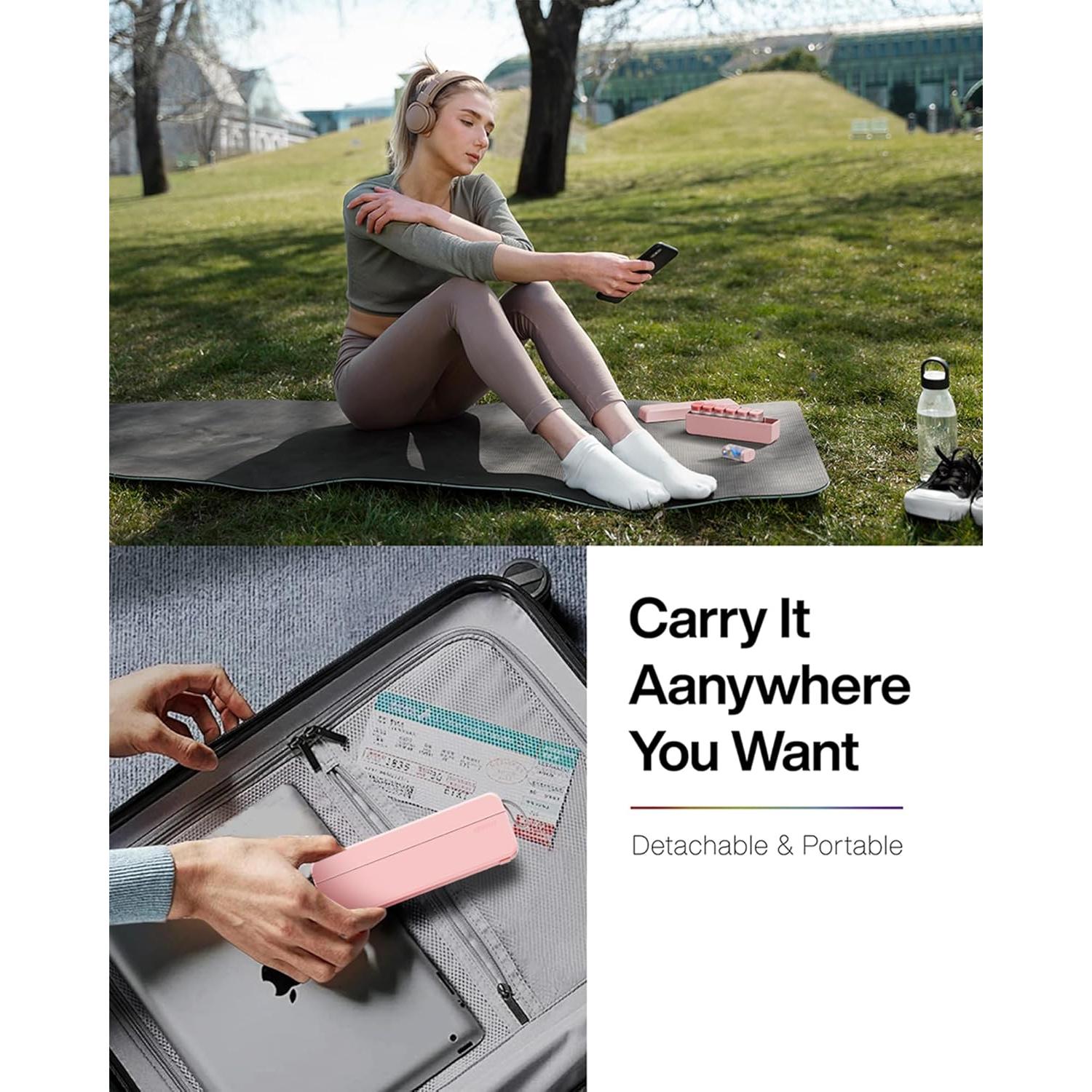 Organizador Semanal de Pastillas KERTSSY Rosa 7 Días 18.4x6x4cm