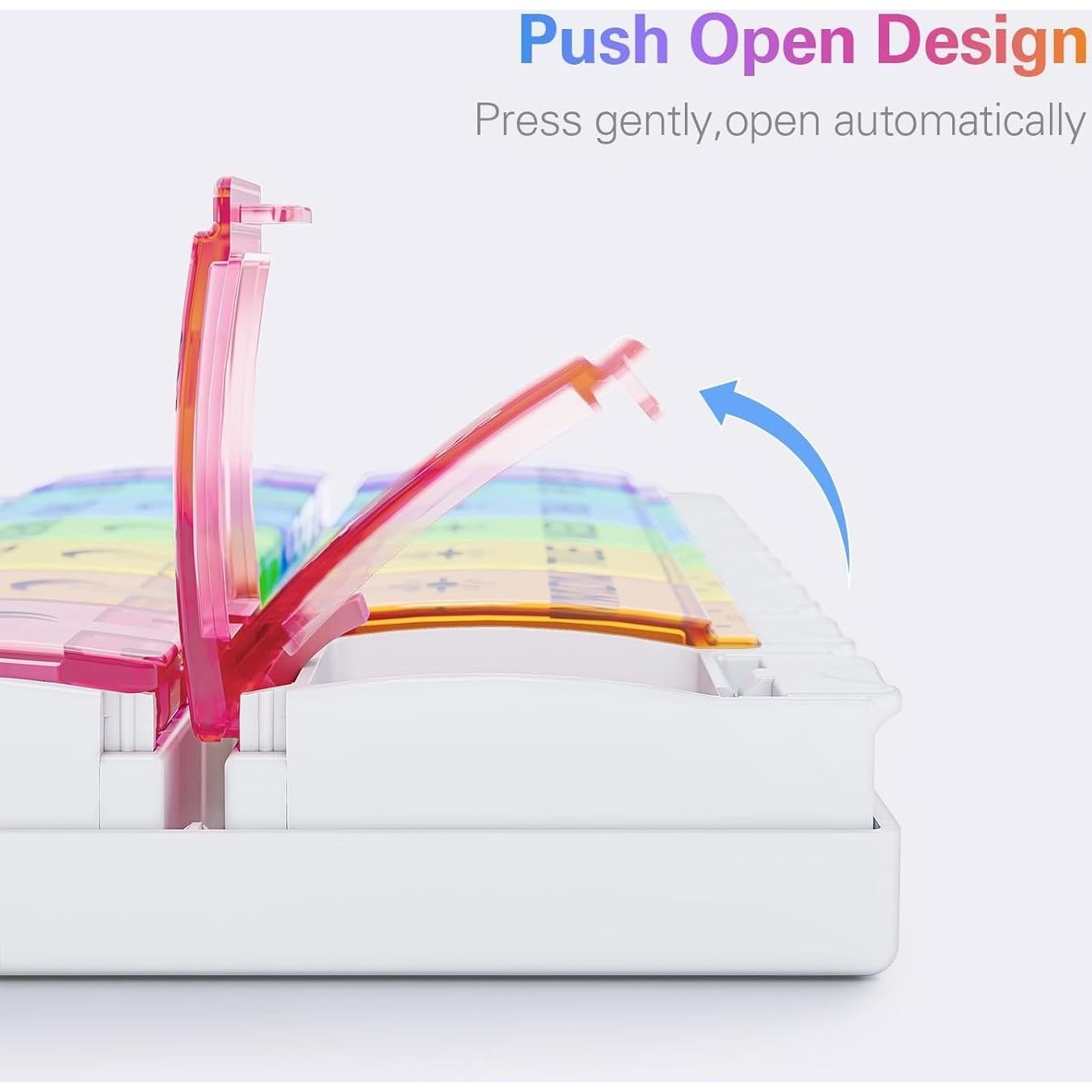 Organizador de Pastillas BUG HULL AM PM 7 Días Libre de BPA