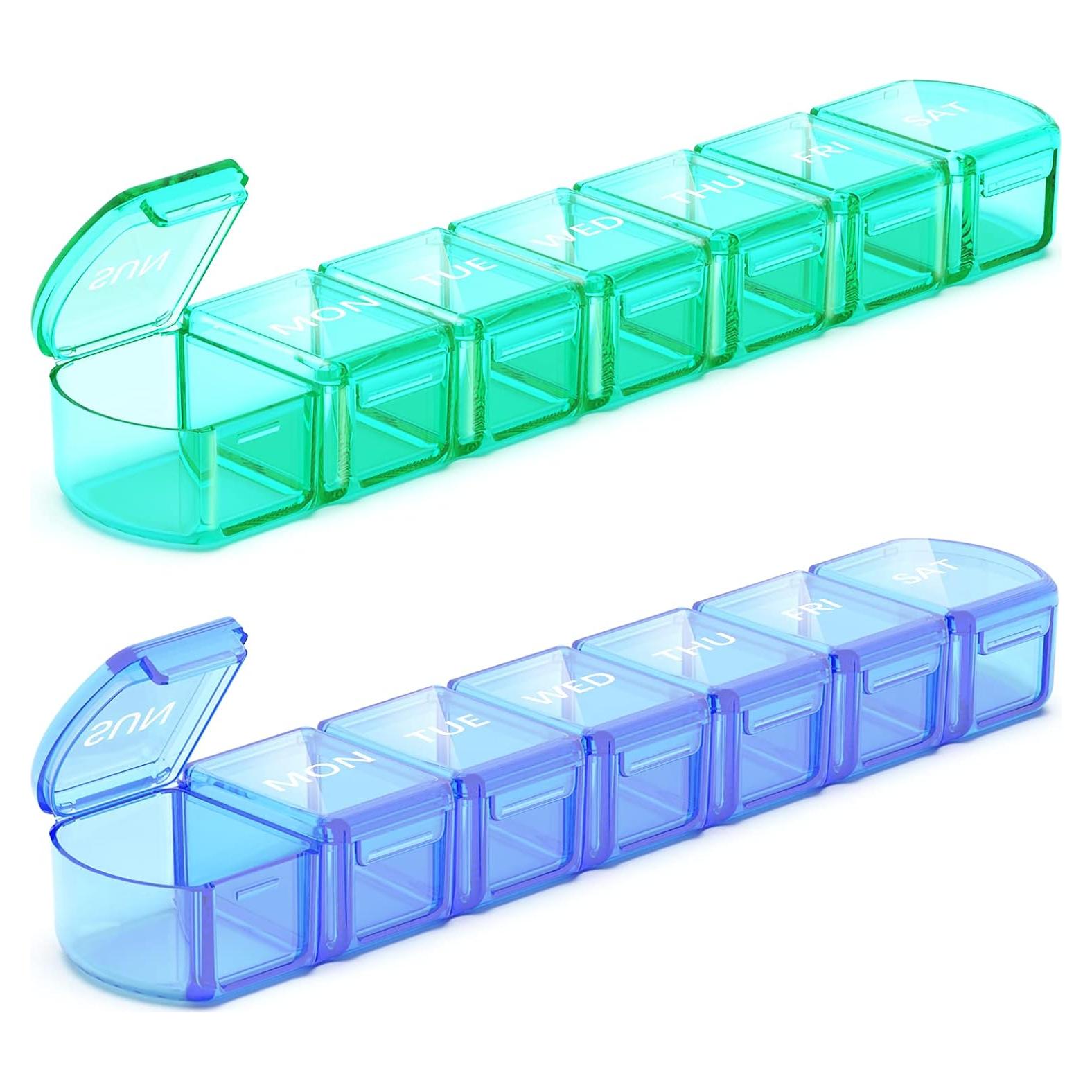 Organizador de Pastillas XL DOHIMGIO 7 Días Libre de BPA