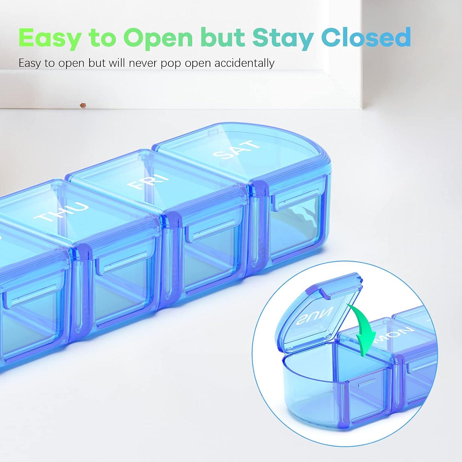 Organizador de Pastillas XL DOHIMGIO 7 Días Libre de BPA